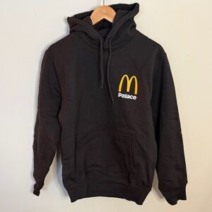 Palace x McDonald’s Hoodie Men’s Small Black Logo Graphic New